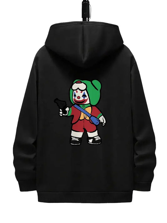 Breathable men's hoodie for everyday wear back view