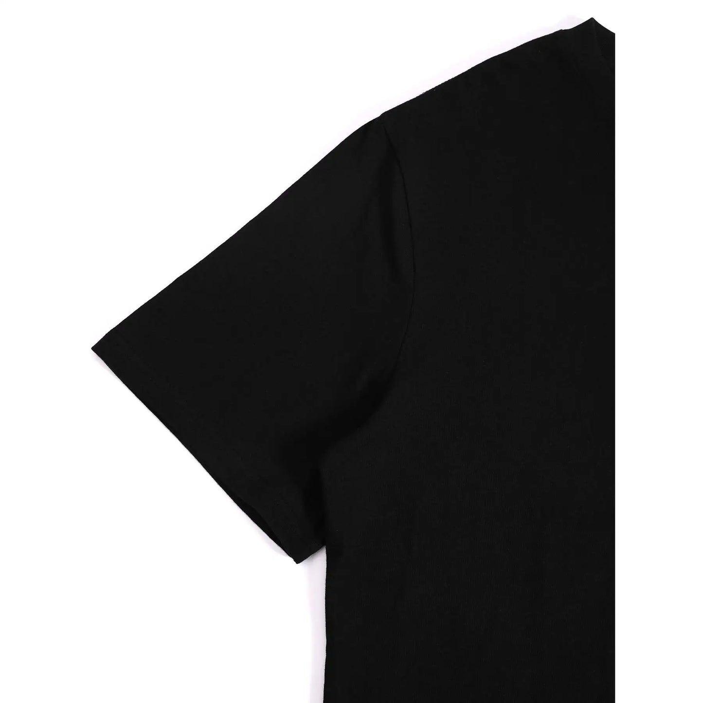 Happy New Print T-Shirt - Women's Short Sleeve Casual Tee