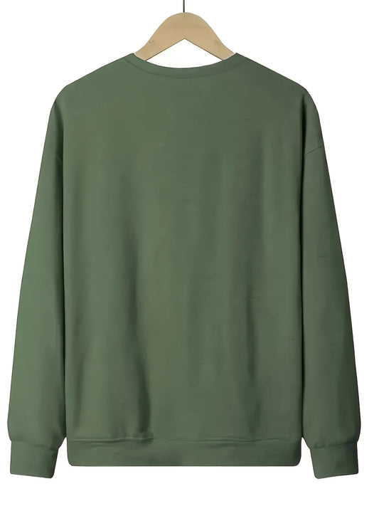 Christmas Printed Sweatshirt - Women's Festive Holiday Pullover