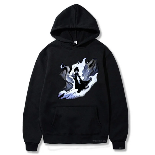 anime print hoodie men’s oversized streetwear