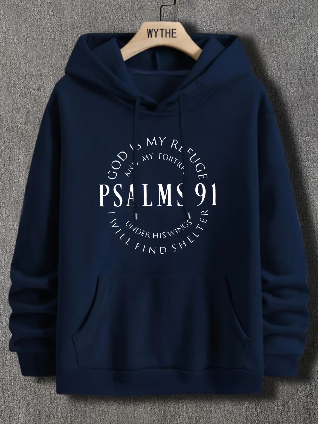 Solid Color Hoodie Men's - Loose Fit Pullover for Streetwear
