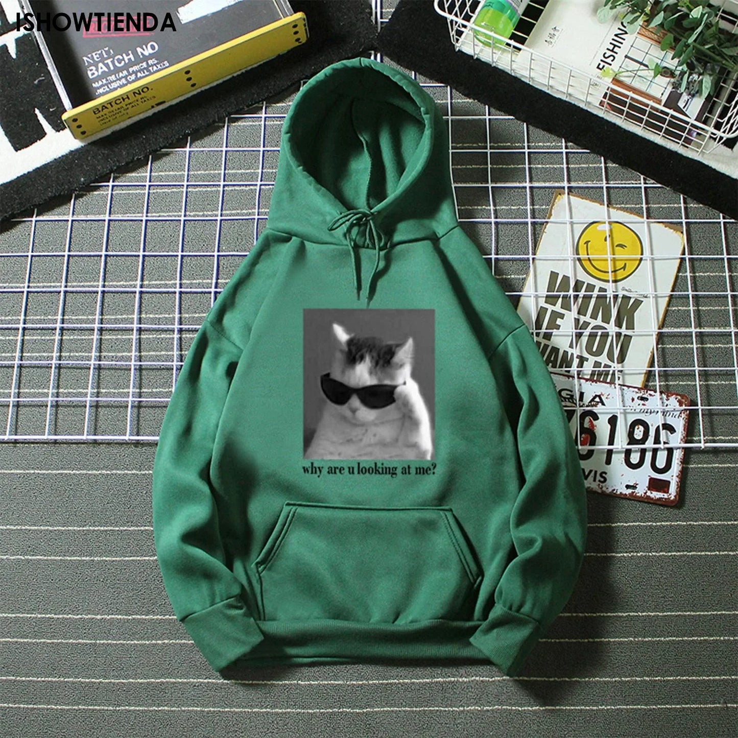 Cute Cartoon Hoodie – Harajuku Kawaii Sweatshirt with Pocket