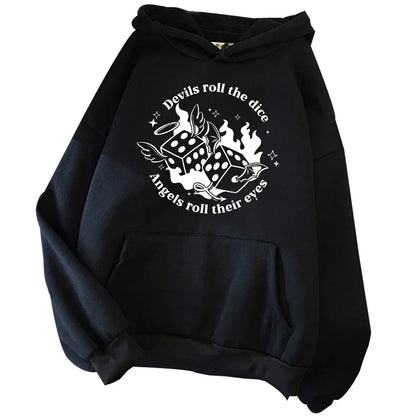 Black oversized True Religion letter hoodie – winter fleece pullover for men and women | Harajuku streetwear casual fashion