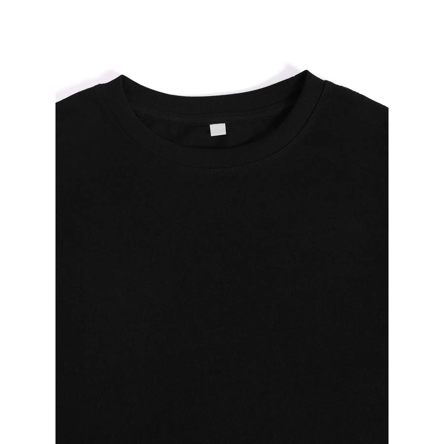 Happy New Print T-Shirt - Women's Short Sleeve Casual Tee