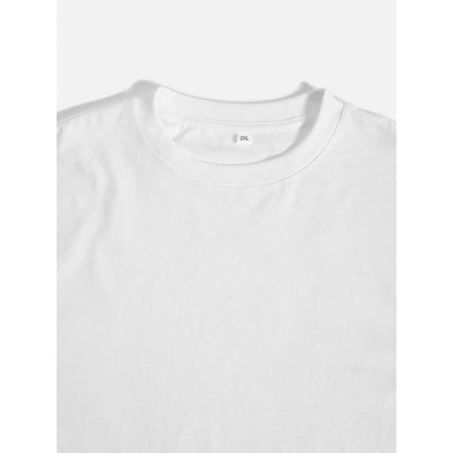 Happy New Print T-Shirt - Women's Short Sleeve Casual Tee