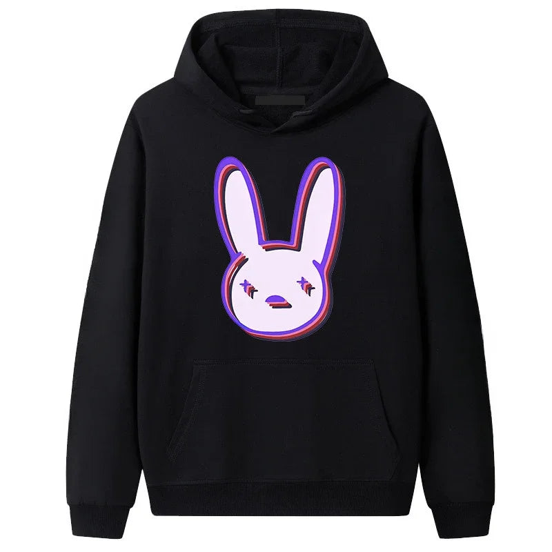 Men's pullover hoodie classic cotton sweatshirt front view