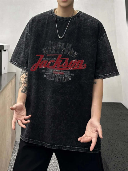 Men's oversized t-shirt 100% cotton streetwear