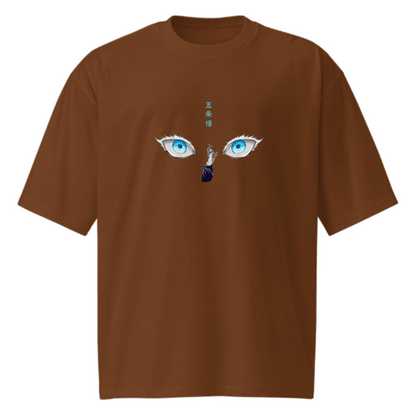 Satoru Gojo Oversized French Terry T-Shirt 240 GSM Unisex Premium Anime Streetwear