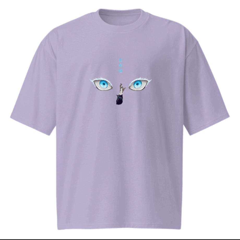 Satoru Gojo Oversized French Terry T-Shirt 240 GSM Unisex Premium Anime Streetwear