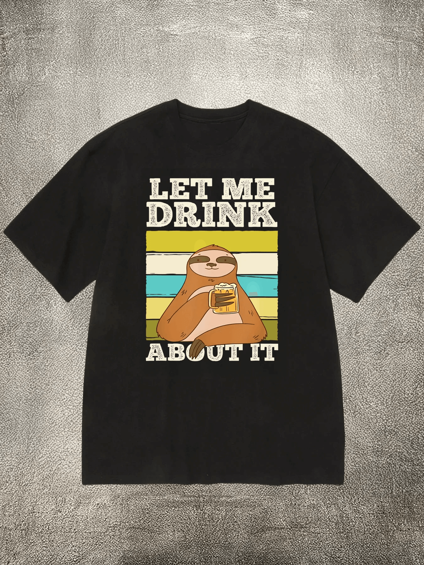 Funny graphic tee with heat transfer print 200g cotton