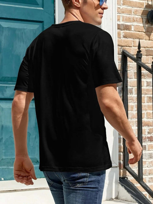 Cat Ramen T-Shirt Men's - Japanese Anime Cotton Graphic Tee