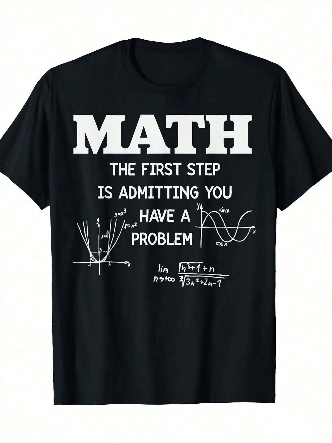 funny math teacher t-shirt 220g cotton sarcastic tee